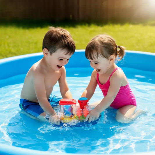 Transparent Gear Land Ship β Rotating Fish Lamp & Lights