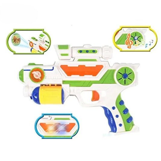 Kids Colorful Projector Toy Gun