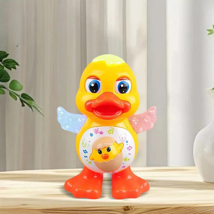 Musical dancing duck toy