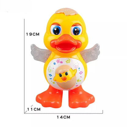 Musical dancing duck toy