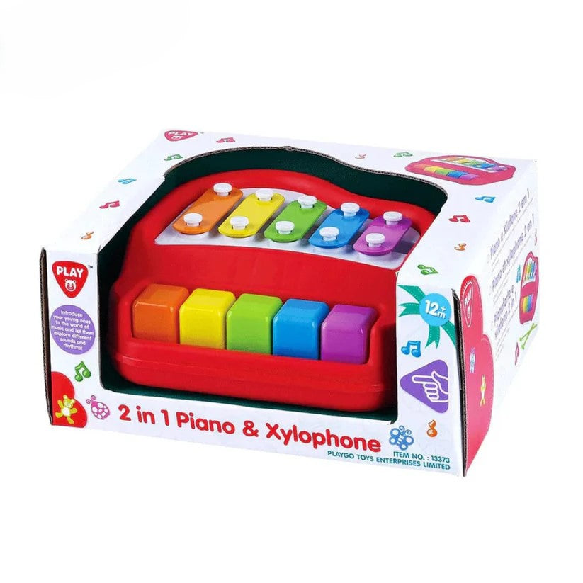 🎵 2-in-1 Piano & Xylophone – Fun Musical Learning for Kids!