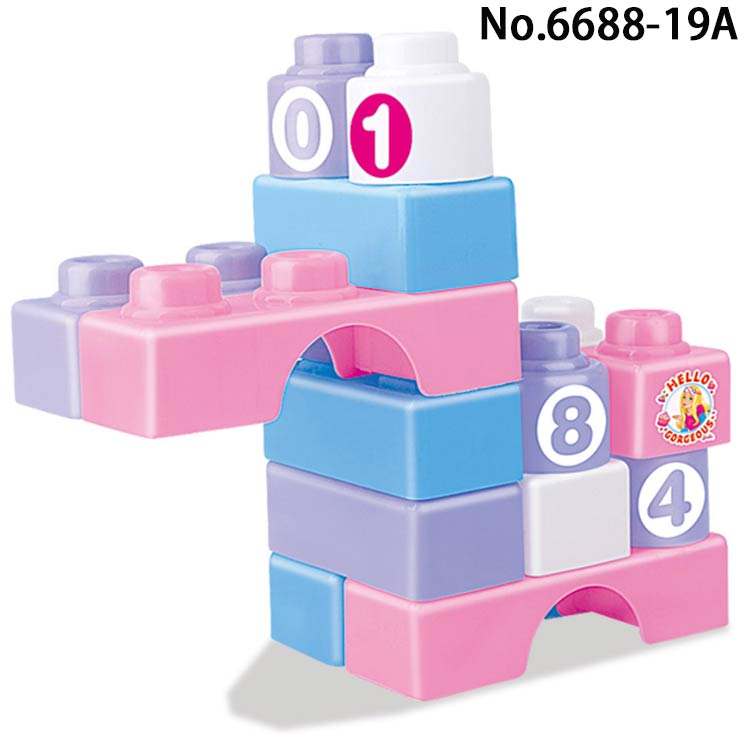 🧱 Pastel Jumbo Learning Blocks | Toddler Building Set with Numbers