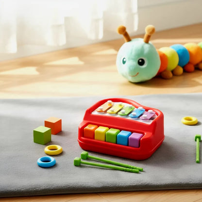 🎵 2-in-1 Piano & Xylophone – Fun Musical Learning for Kids!