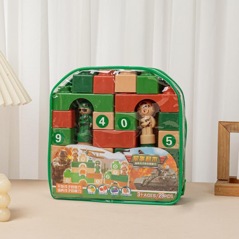 🏗️ 84 Pcs Jumbo Building Blocks Set | Classic Colorful Construction Bricks