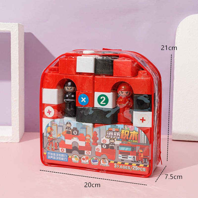 🏗️ 84 Pcs Jumbo Building Blocks Set | Classic Colorful Construction Bricks