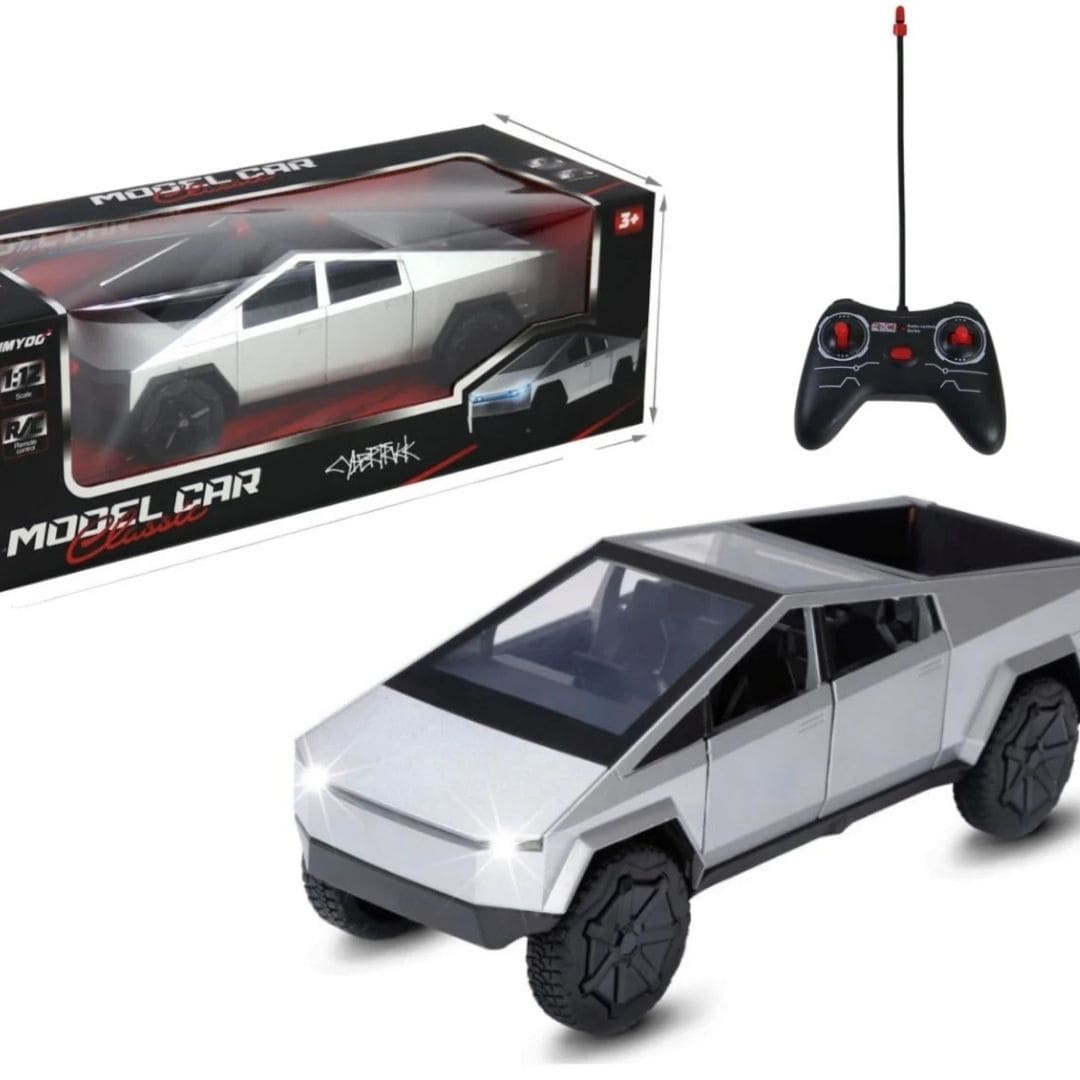 Remote Control Model Car – Futuristic Racing Car with LED Lights
