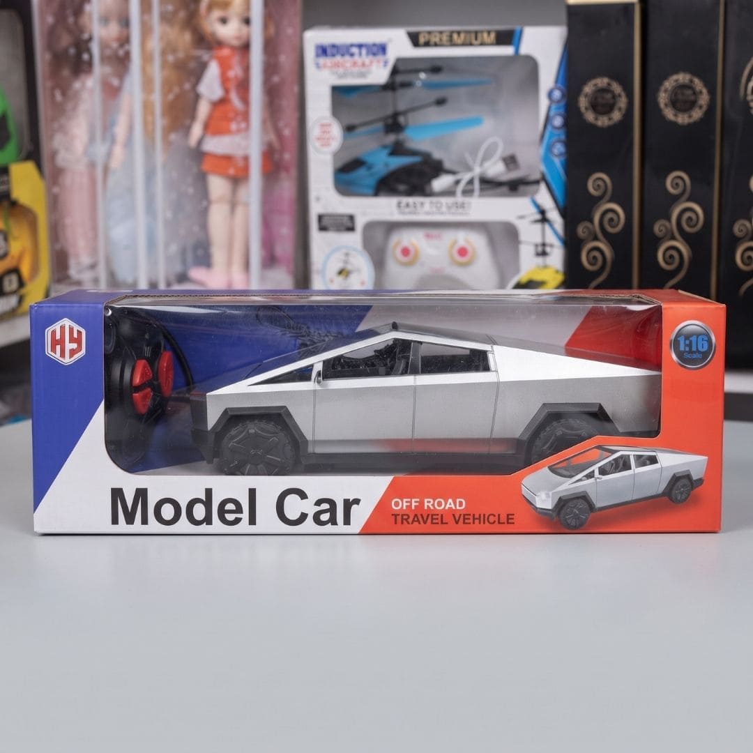 Remote Control Model Car – Futuristic Racing Car with LED Lights