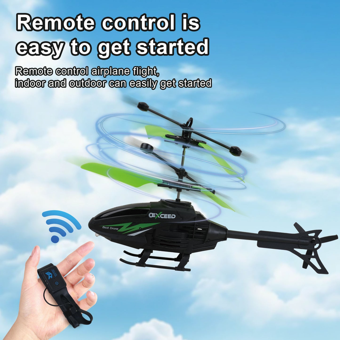 🚁 Dynamic Motion Sensing RC Helicopter | USB-Chargeable Mini Drone