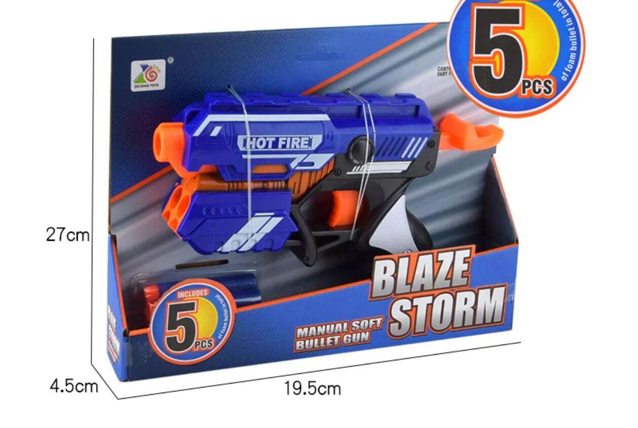 HOT FIRE™ Soft Bullet Blaster – Safe, Fun & Power-Packed!
