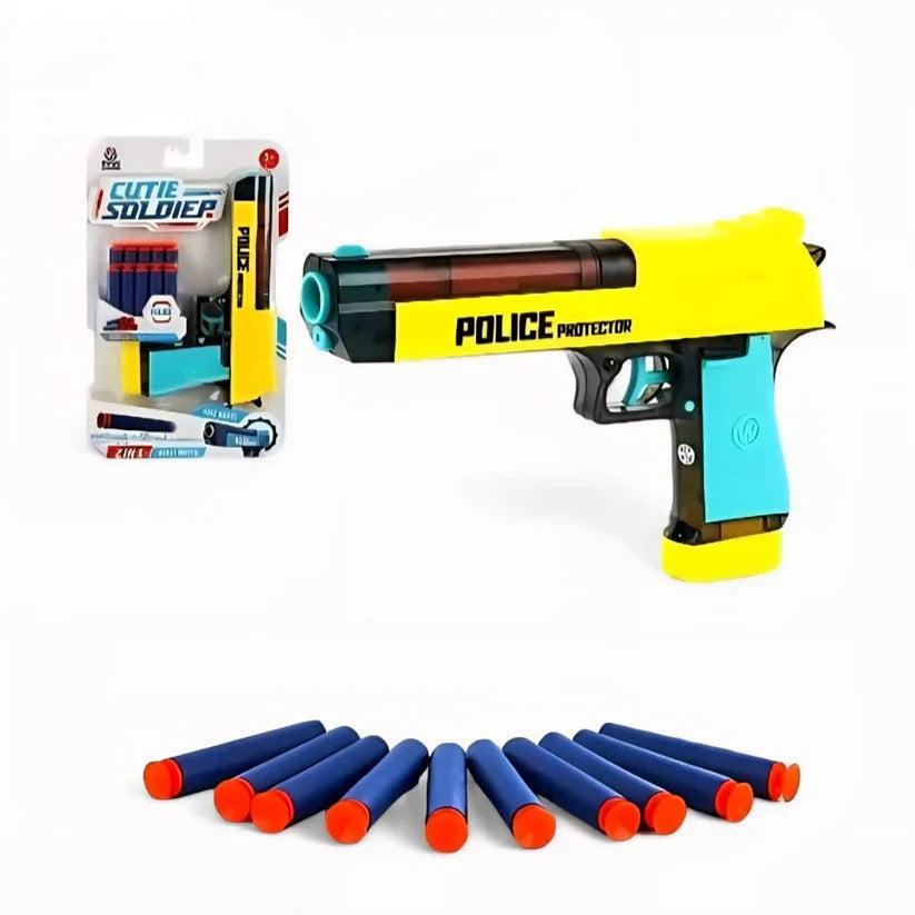 Cutie Soldier 2-in-1 Toy Gun – Foam Dart & Water Blaster