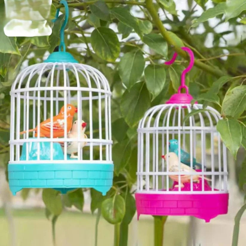 Musical light Bird cage with 2 birds beautiful toy for children’s