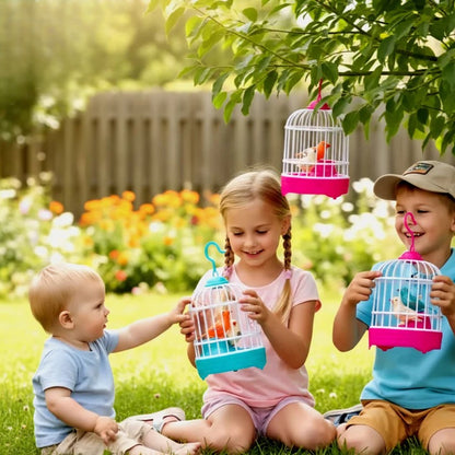 Musical light Bird cage with 2 birds beautiful toy for children’s