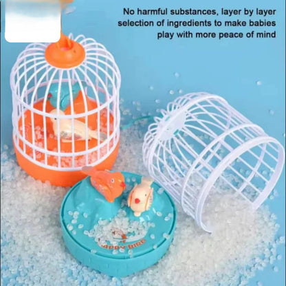 Musical light Bird cage with 2 birds beautiful toy for children’s