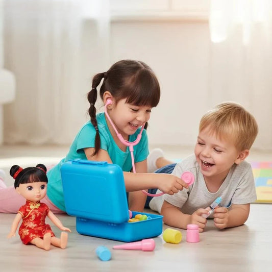 Doctor Play Set with Doll – Kids Medical Toy Kit