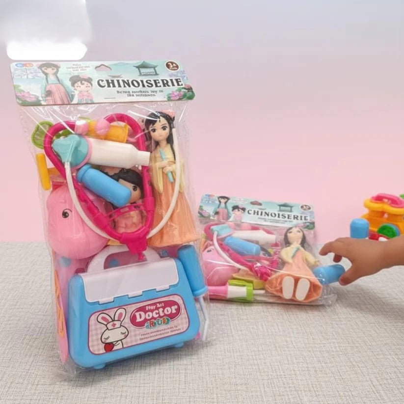 Doctor Play Set with Doll – Kids Medical Toy Kit
