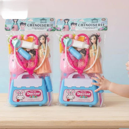 Doctor Play Set with Doll – Kids Medical Toy Kit