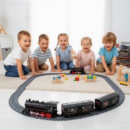 Classic Battery-Operated Train Set – 13-Piece Express Railway