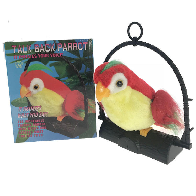 🦜 Hilarious Interactive Talking Parrot Toy on Swing Perch