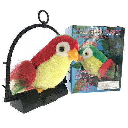 🦜 Hilarious Interactive Talking Parrot Toy on Swing Perch